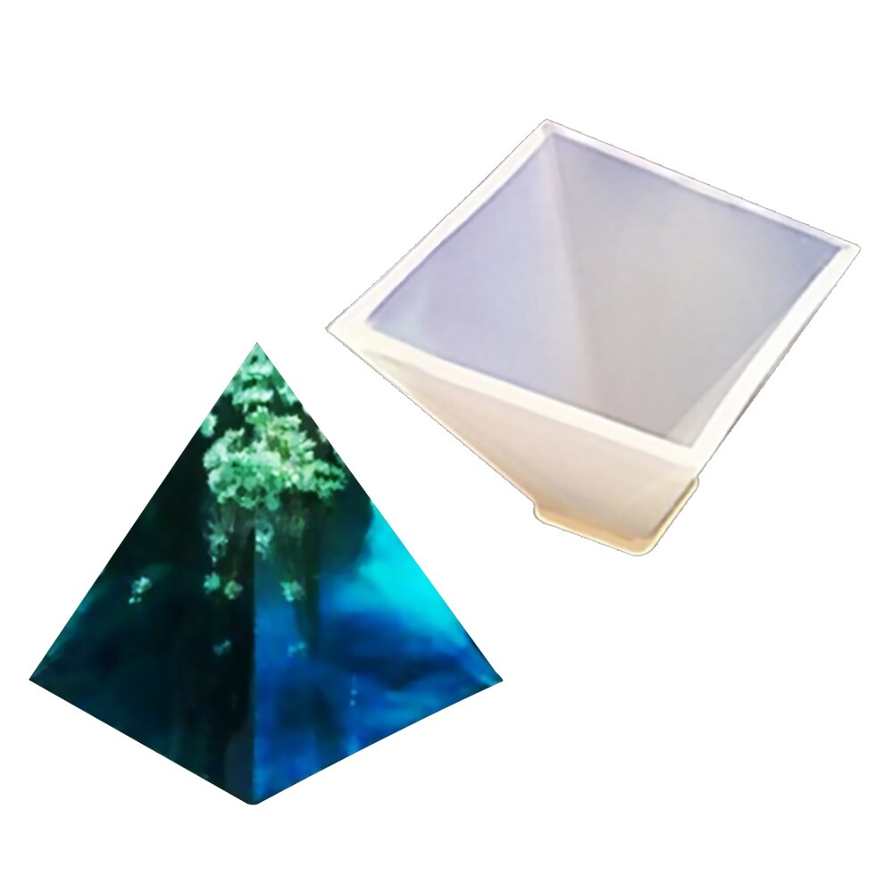 Silicone moule pyramide résine époxy artisanat bijoux à bricoler soi-même faisant gâteau décoration maison ornements à la main chocolat Fondant outils