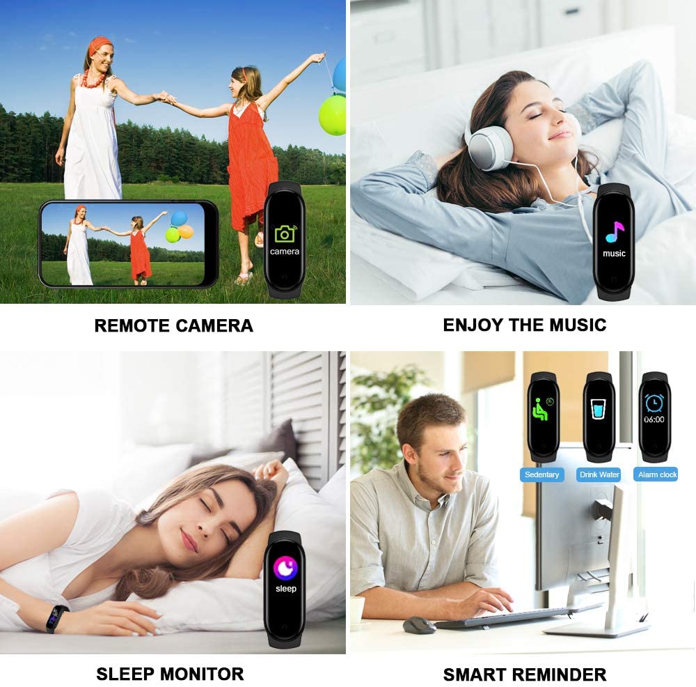 Gratis Digitale Smart Band Pols Band Horloge Waterdicht Smart Horloge Hartslag Bloeddruk Sleep Monitor Bluetooth Connecti