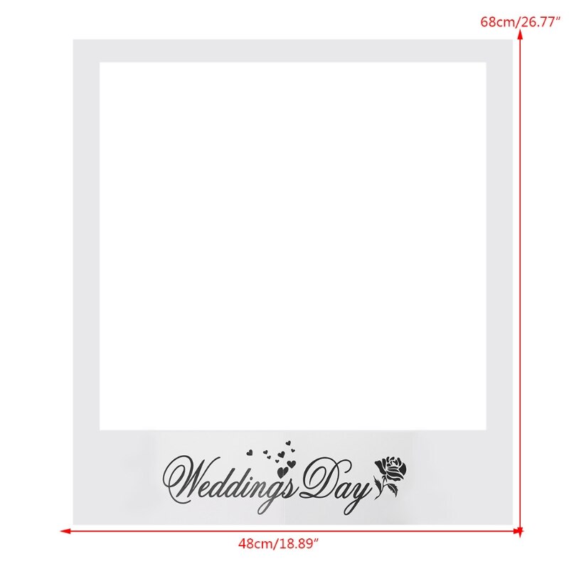 Romantische Bruiloft Fotolijst Photo Props Photo Booth Trouwbedankjes Diy Verjaardag/Wedding Party Decoration