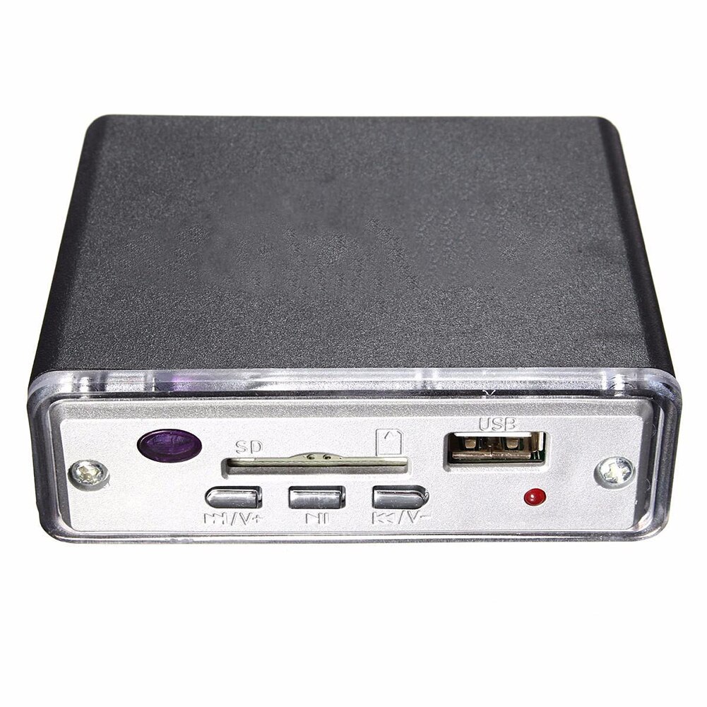 12V Mini Car Digital Player Stereo USB SD LED Digital Player MP3 with Remote Controller for Car Motocycle