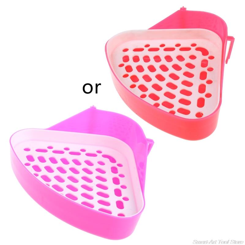 Cama de plástico para hámster, jaula de baño de plástico para mascotas, casa de descanso para cobayas, accesorios para juguetes,: A-R-24x18x5.5cm