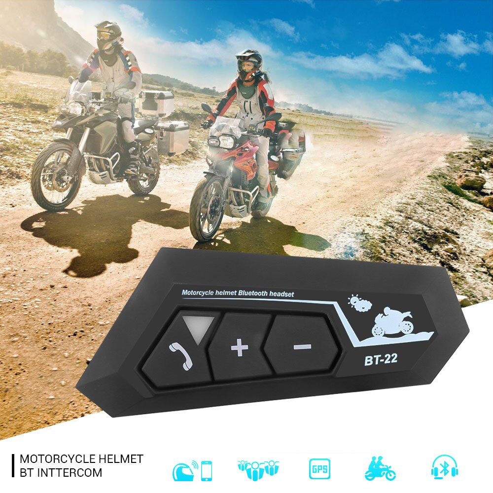 Casque moto Bluetooth casque moto Bluetooth 4.2 interphone réduction du bruit Microphone micro moto écouteur