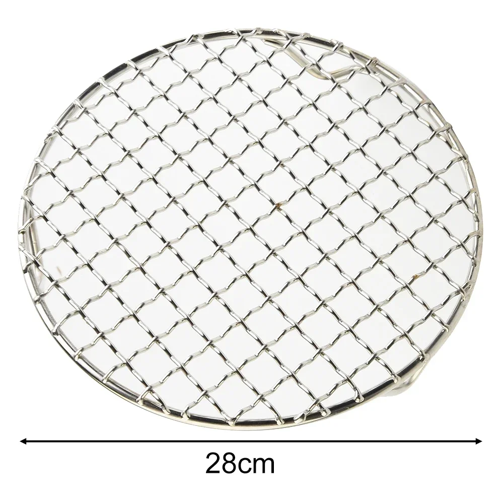 Round Cooling Baking Rack Versatile 201 Stainless Steel Wire Oven Grill Sheet For Barbecue Grilling Baking Drying BBQ Accessory: Pink