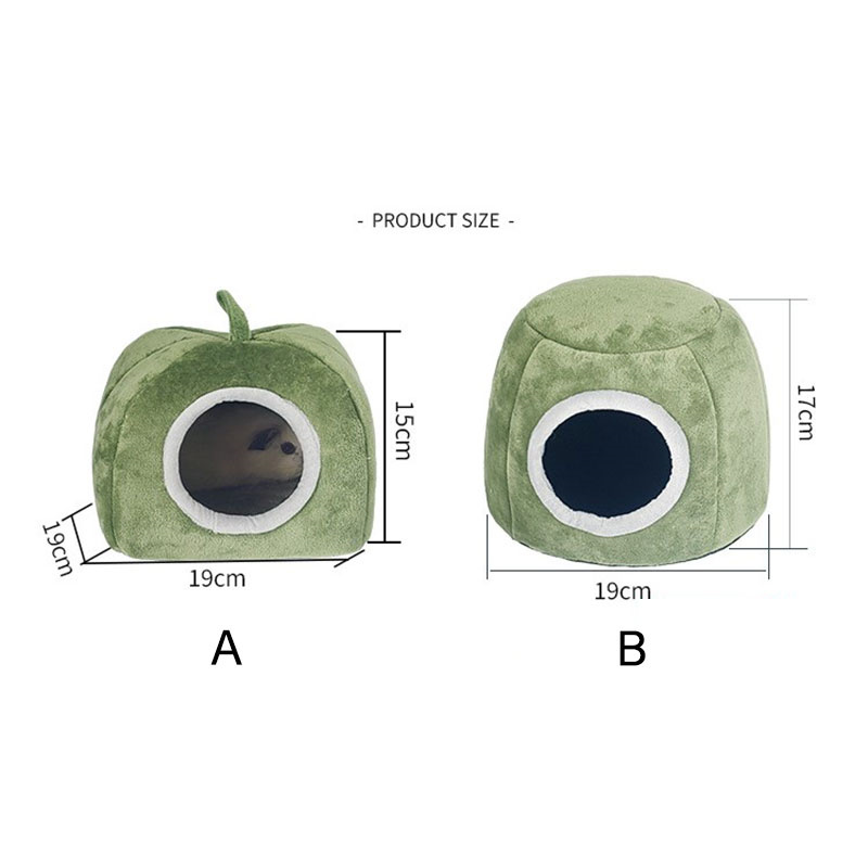 Cavia Bed - Wasbare kooiaccessoires Kleine dierenschuilplaats voor Chinchilla, hamsters, egel