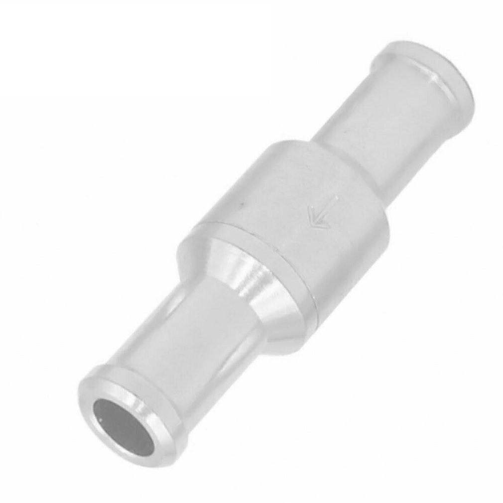 Válvula antirretorno de combustible de aleación de aluminio para coche, válvula de retención de gasolina y diésel, de 10mm, duradera