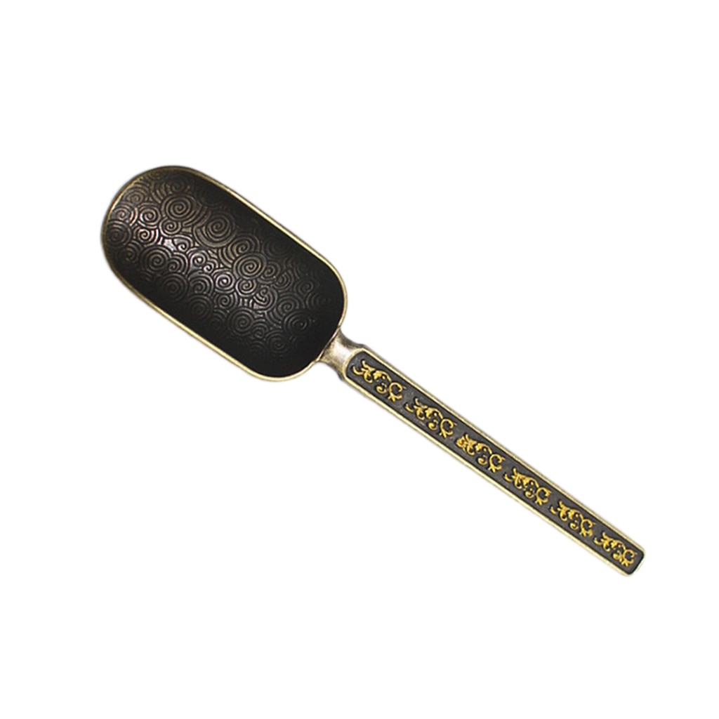 Retro Thee Scoop Thee Blad Lepel Chinese Kongfu Thee Accessoires Tool