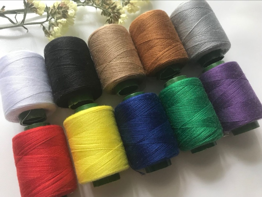 XMX-02 10 Pieces a Lot Basic Color Sewing Threads for Homecraft Machine Sewing Threads