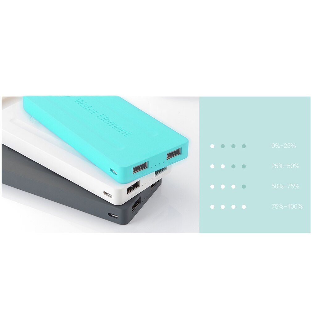Externe powerbank für p6+ mobiltelefone, tragbare größe, 8000 mah, stromversorgung für iphones und samsung-geräte