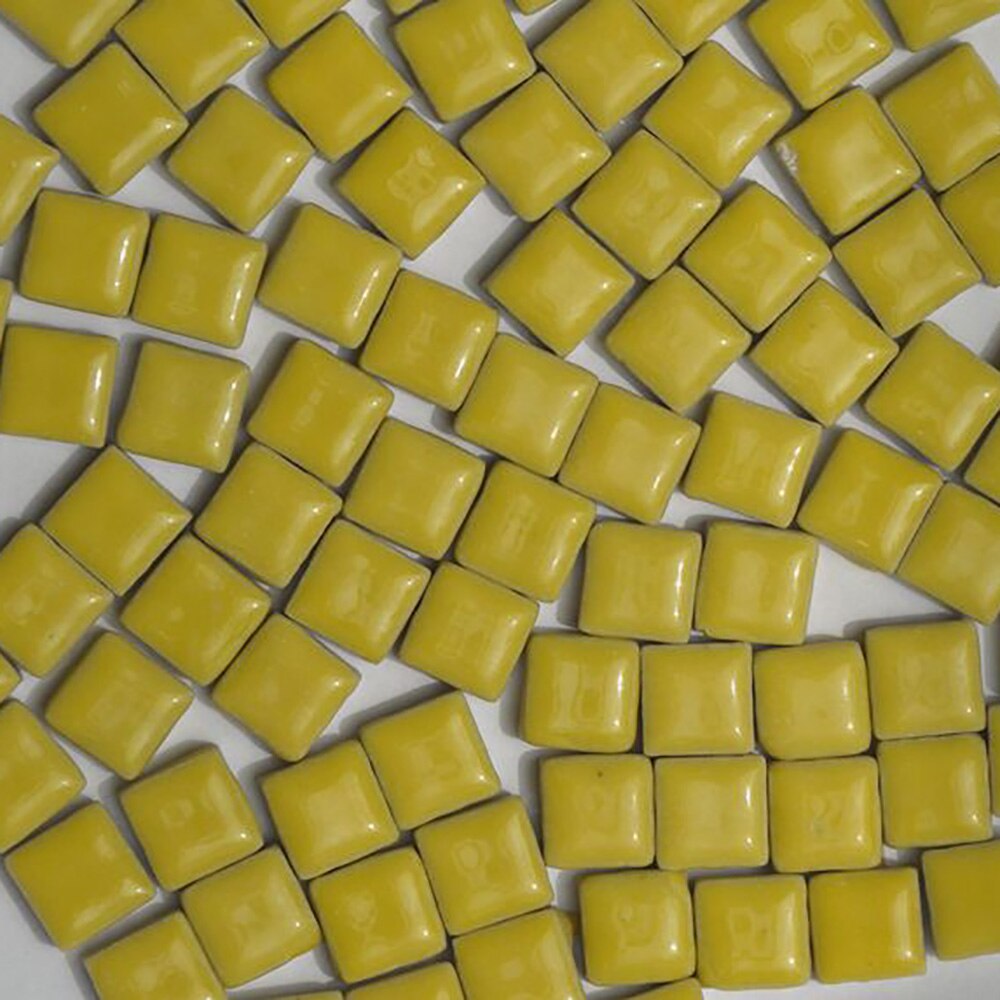 100pcs Multicolor Glass Mosaic Tile Square Ceramic Mosaic Tiles DIY Arts Crafts Making Material: 8