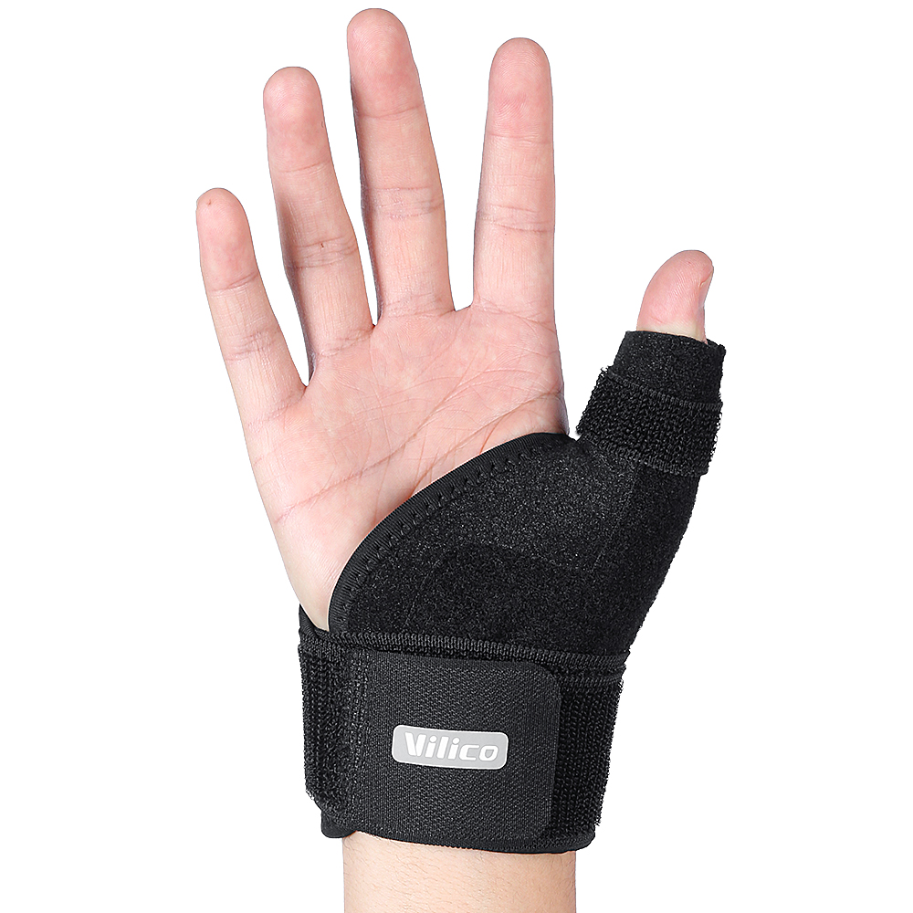 Férula Flexible para la muñeca, soporte para el pulgar para la artritis tendinitis, Protector transpirable para el pulgar, se adapta a la mano derecha e izquierda, 1 unidad