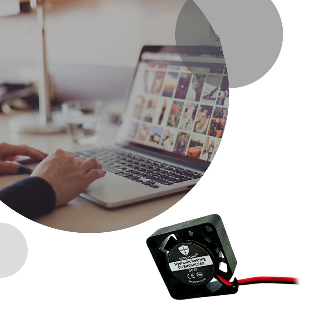 2006 nette Mini Raspberry Fan Ultra-Dünne Mini Computer Wärmeableitung Silent Lüfter Für Kühlung Computer