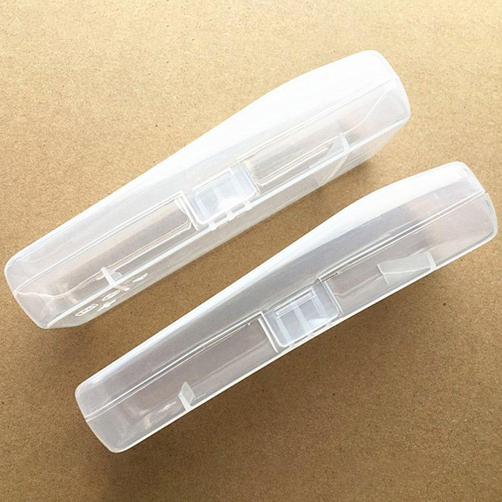 1 pc bärbara resor herr rakhyvel fodral plast rakblad förvaring låda rakning maskin behållare hållare rakapparat låda