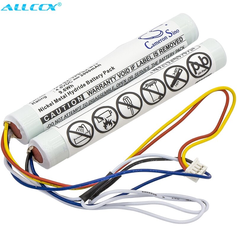 Cameron Sino 2000mAh Battery 6504906, TPS-6X, TPS-6X-BTP for Crestron TPS-6X Wireless Touchpanel, TST-600 Wireless Touch Screen