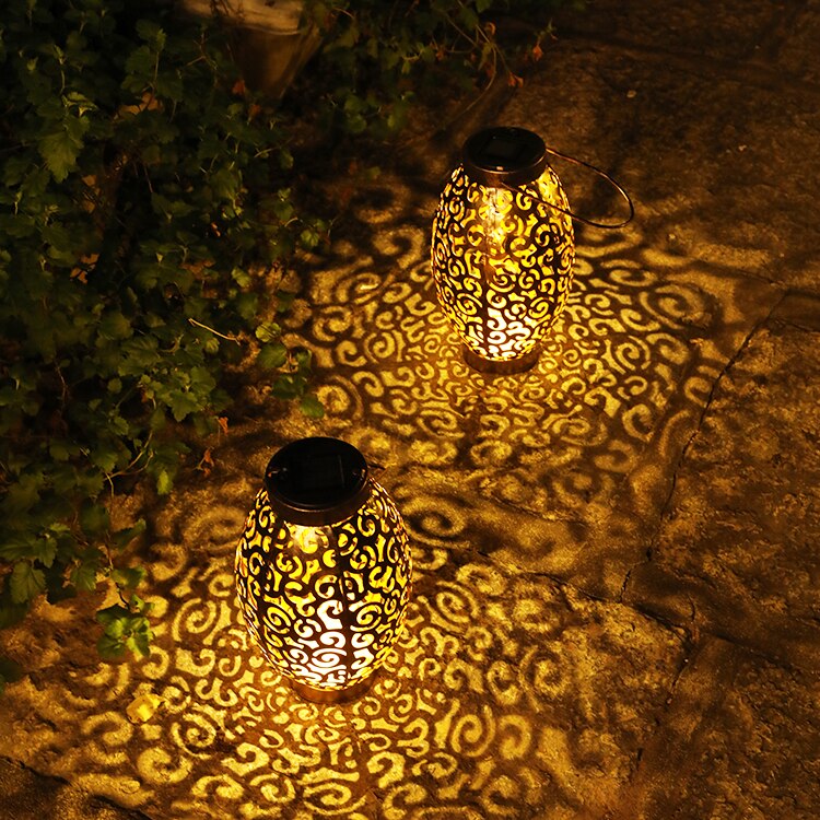 1 PCS Waterproof Solar Light Decorative Solar Lantern Outdoor Hanging Tabletop Lanterns Garden Yard Desk Decorations