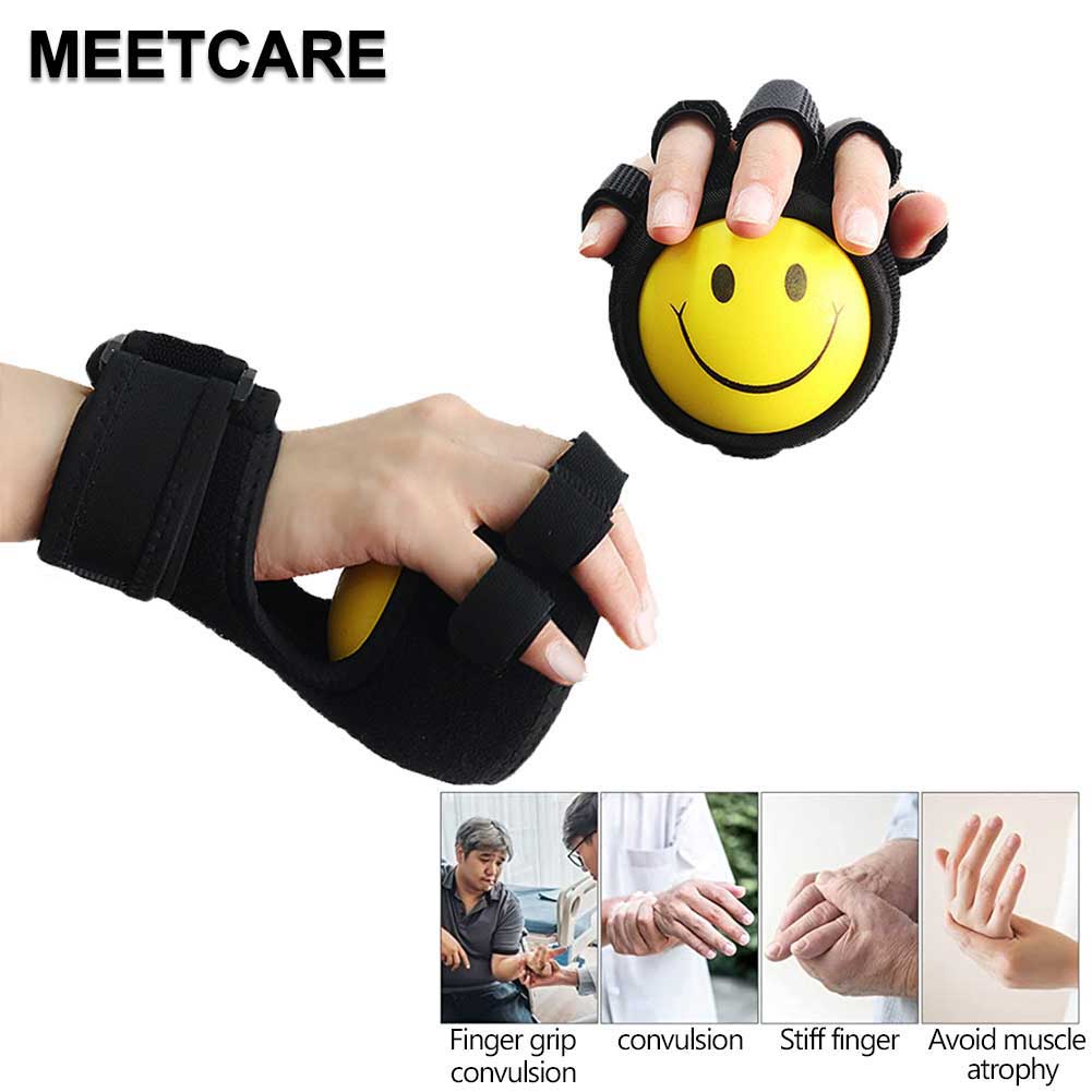 Comprimeren Slag Vinger Trein Bal Massage Hemiplegie Anti-Spasticiteit Ecovery Therapie Revalidatie Spasme Dystonie Hemiplegie
