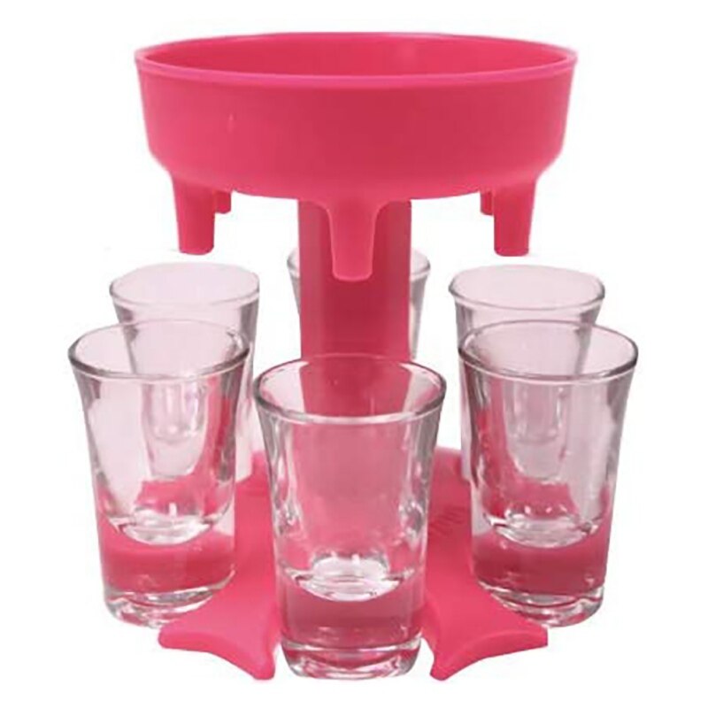 Drikkedispenser multifunktionel rødvin 6 borrelglas dispenser abs materiale shotglas dispenser fest familie produkt: C