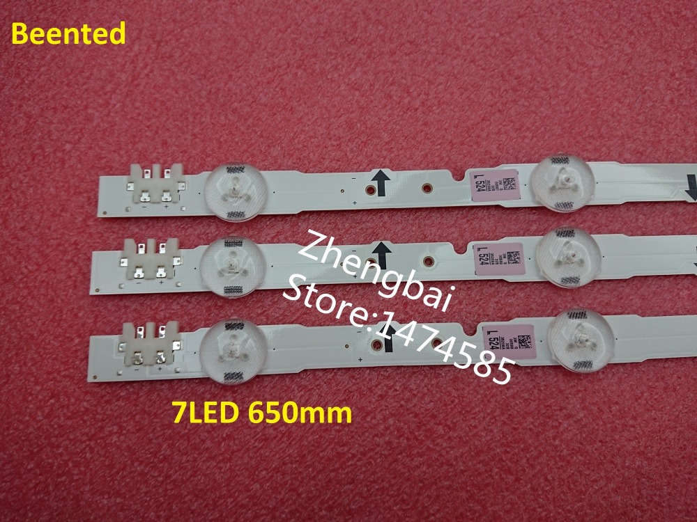 Kit)3pcs 7LEDs 650mm LED backlight strip for samsung 32Inch TV 2014SVS32HD D4GE-320DC0-R3 BN96-35208A 30448A 30446A 30445A