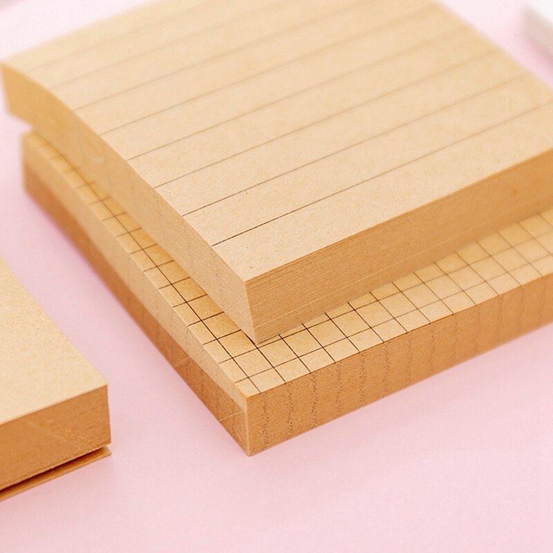 Office Memo Pad Sticker Index Sticky Notes Simplicity Paper Stationery Self-Adhesive Paste Blank Memorandum