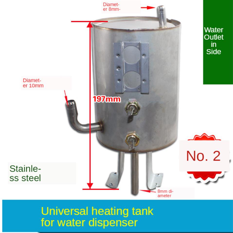 Vandvarmer vandvarmer varmelegeme tilbehør rustfrit stål energibesparende tank opvarmningstank universal elvarmerør
