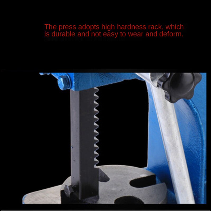 1T Manual N Desktop Hand Punch Press Machine Metal Arbor Press Tool Multifunctional Metal Leather Die Cutting Punching Machine .