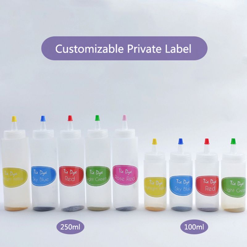 10 Color Tie Dye Kit Kid Tie Dye Art Set One-Step Adults Fabrics Dye Paints Supplies Festival DIY Art Craft