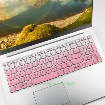 Für Lenovo Ideapad S340 S 430 S340-14IWL S430 15,6 zoll Silikon Laptop Notizbuch Tastatur Abdeckung Haut Schutz Schutz: allmählich Rosa