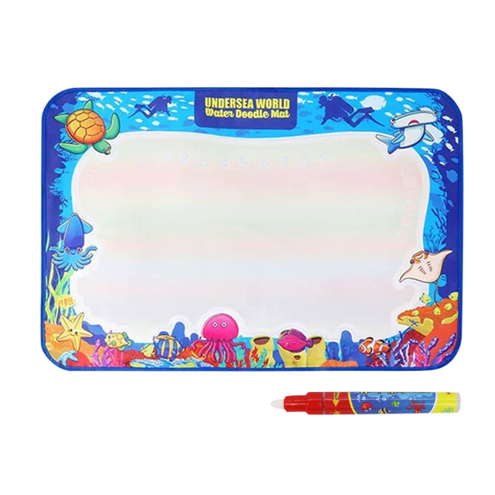Magic Water Drawing Mat Kids Painting Writing Doodle Board Children Drawing Pens Stamps Set Board Coloring Books C01