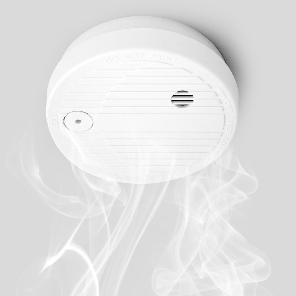 315Mhz SMK-500 Wireless Alarm Security Smoke Fire Detector Photoelectric Smoke Alarm Detector Fire Protection Sensor For Home