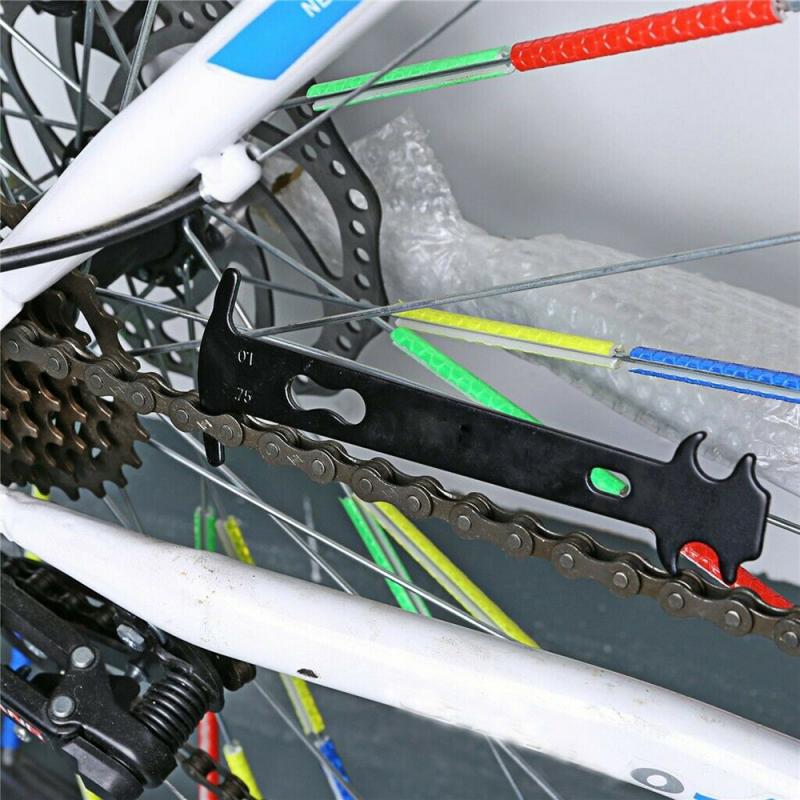 ZTTO Bicycle Chain Wear Indicator Checker Mountain Road Bike MTB Chains Gauge Ruler Cycling Maintenance Repair Tool Measuring