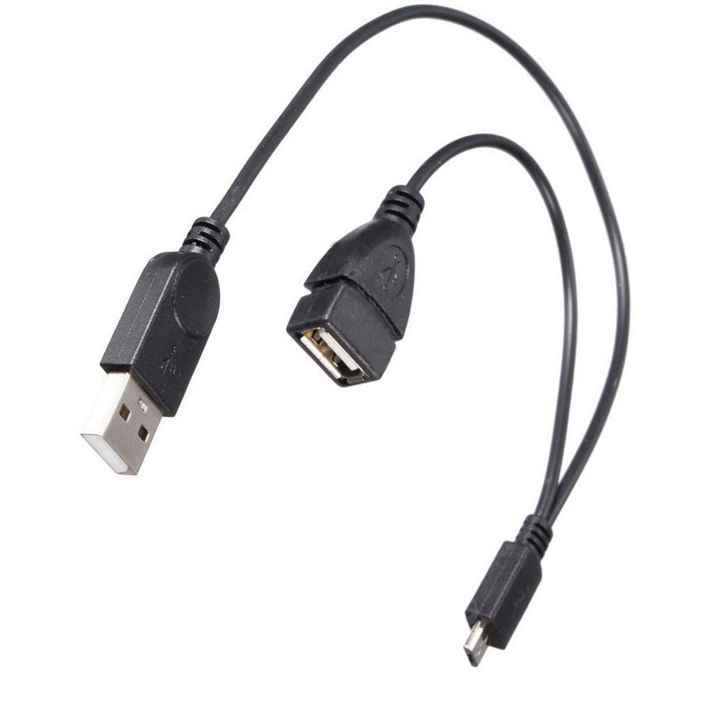 OTG Gastgeber Energie Splitter Y Mikro USB Stecker auf USB Männlich Weiblich Adapter Kabel hoch Geschwindigkeit USB 2.0 zertifiziert kabel