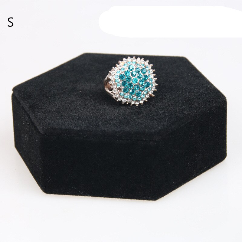 Earrings Necklaces Display Stand Jewelry Organizer Holder Rings Showcases Jewelry Display Shop Display: Black-S