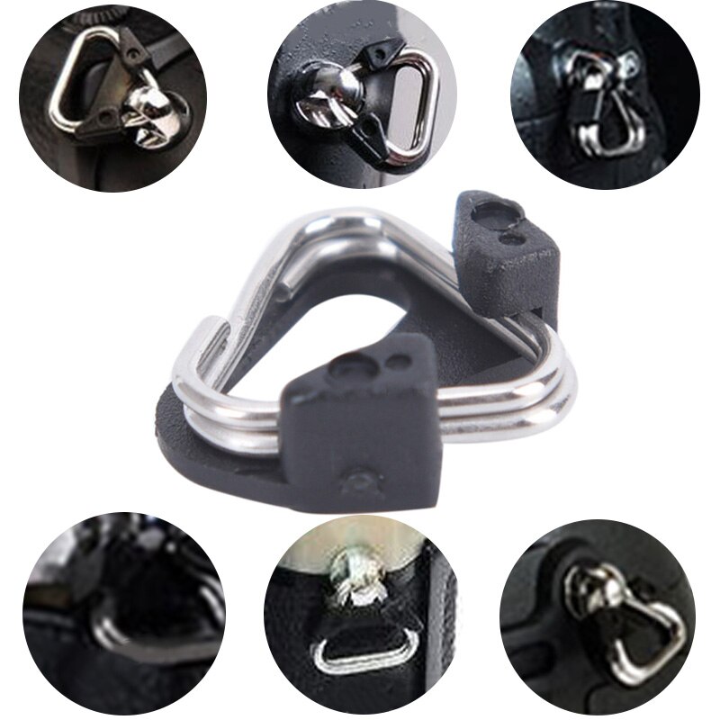 Camera Vervanging Legering Split Ring Driehoek Ringen Haak Voor Nikon Canon Camera Schouderriem Lanyard