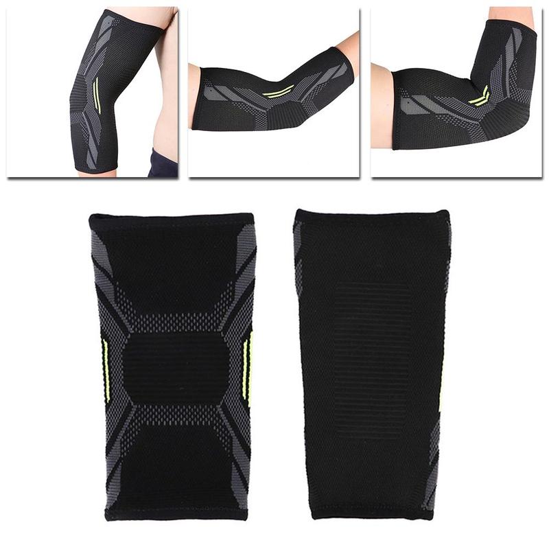 1pc Elbow Support Sports Elbow Pad Elastic Sport Elbow Protective Brace Sport Sweatproof Arm Sleeve Elbow Brace For Men Women