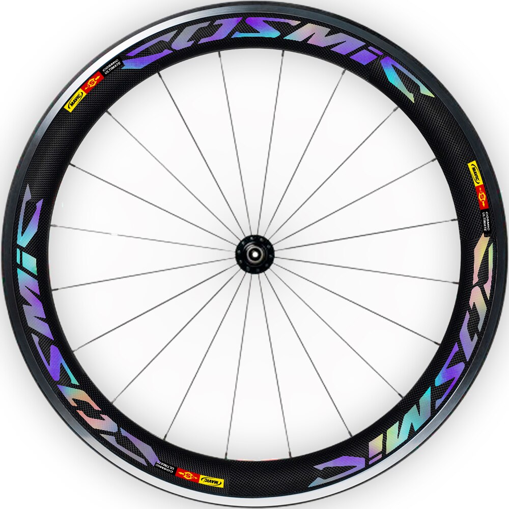 voll Bausatz AUFKLEBER FÜR FELGEN 29 " MAVIC kosmisch ultimative WH18: HOLOGRAFICO Regenbogen