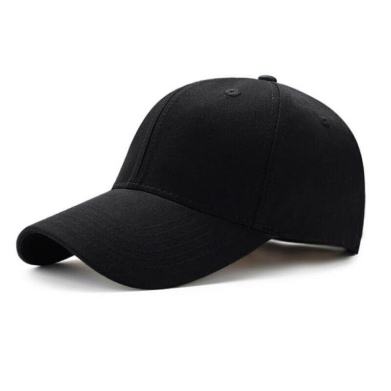 Unisex hombres mujeres plano liso curvado visera del sol gorras de béisbol gorro ajustable