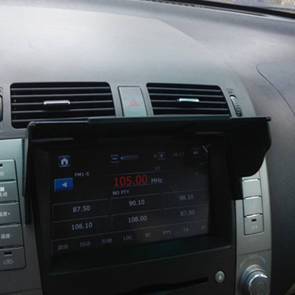 Car GPS Sun Shade Cover Anti Glare Car Sun Visor Universal Navigation Hood 140-240Mm Long For Car GPS Navigation Radio Player