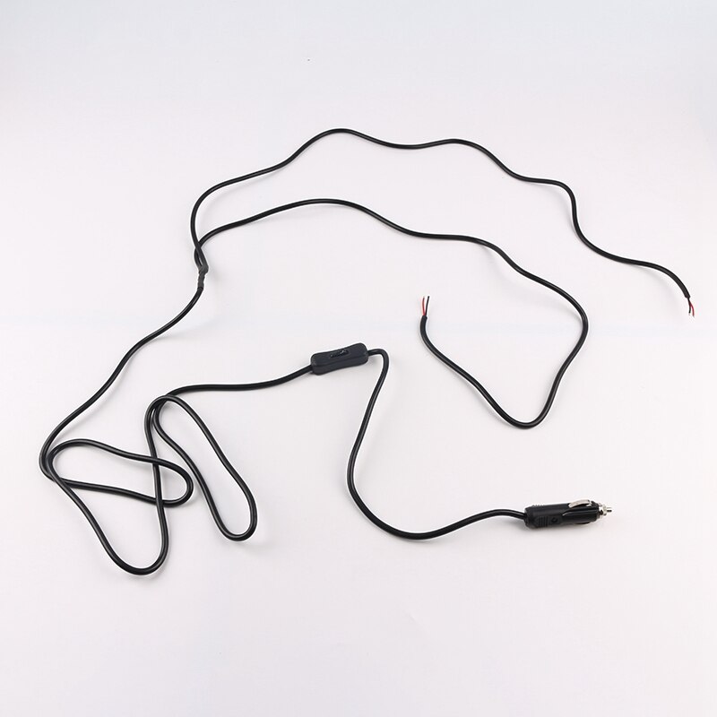 12V Cigar Lighter Socket Connector with On/Off Toggle Switch and 2 Connectors Modified Car Wiring Harness