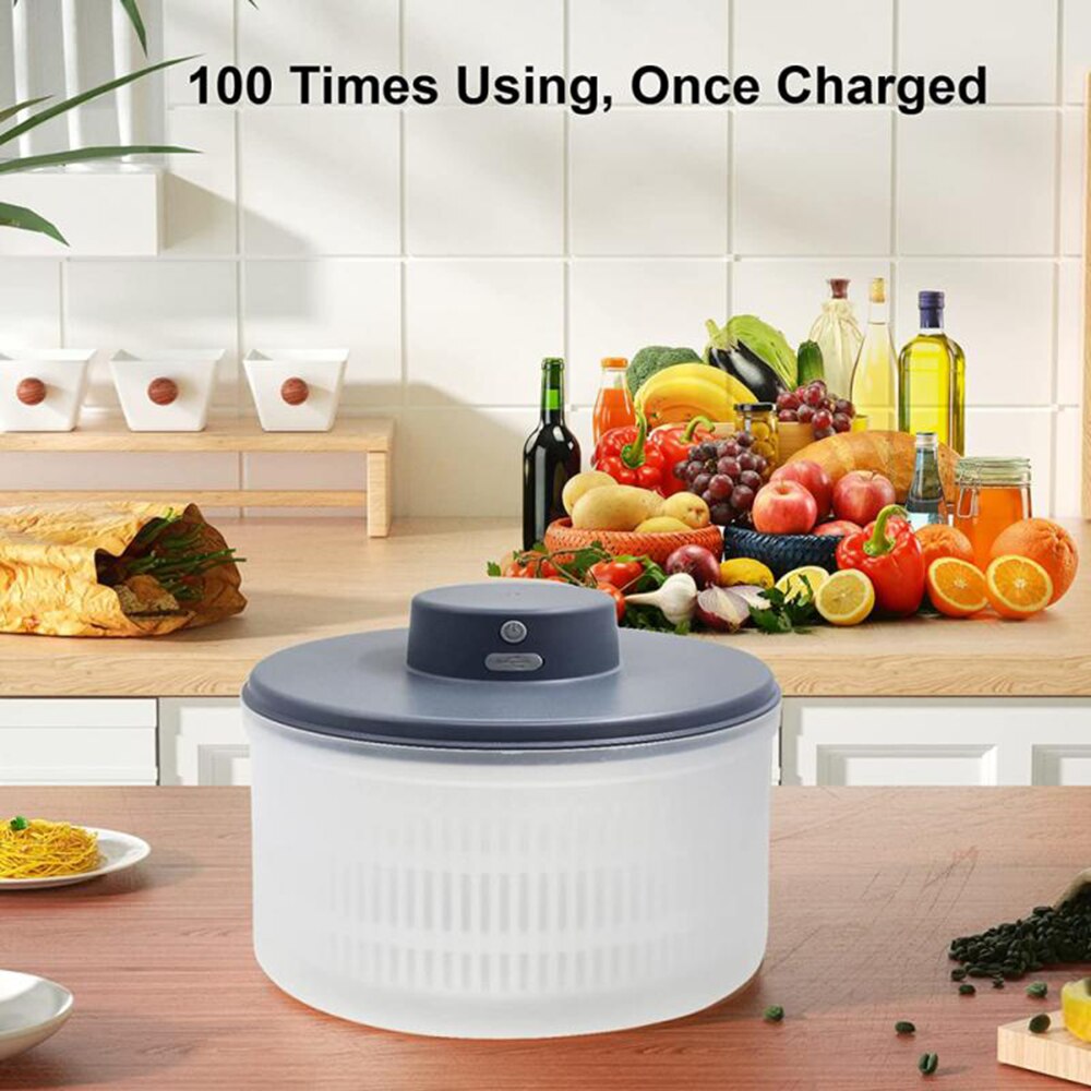 Electric Salad Spinner Fruit and Vegetable Dryer for Vegetables Fruits &amp; Vegetables Washer
