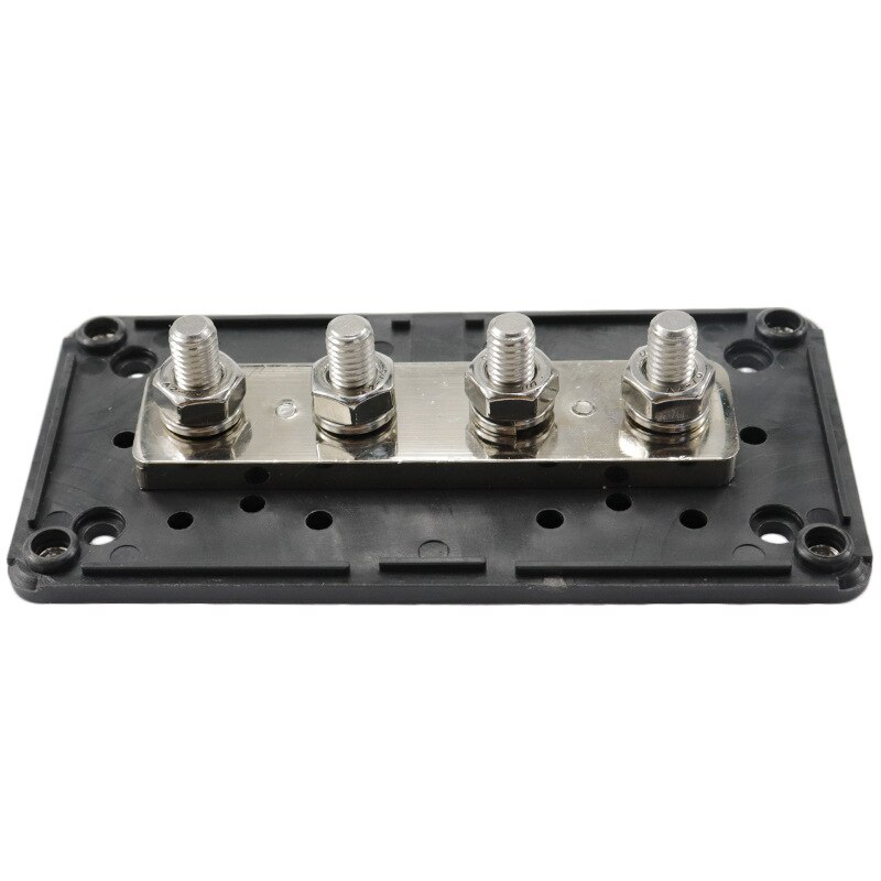 Heavy-Duty Module Bus-Bar Box Terminal Board 300A with 4 Terminal Studs Car Styling Highest amperage rated bus bar