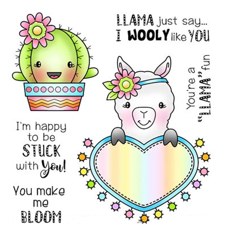 AZSG Heerlijk eten/Mooie dieren Clear Siliconen Stempel/zegel voor DIY Scrapbooking/fotoalbum Decoratieve Duidelijke Stempel lakens