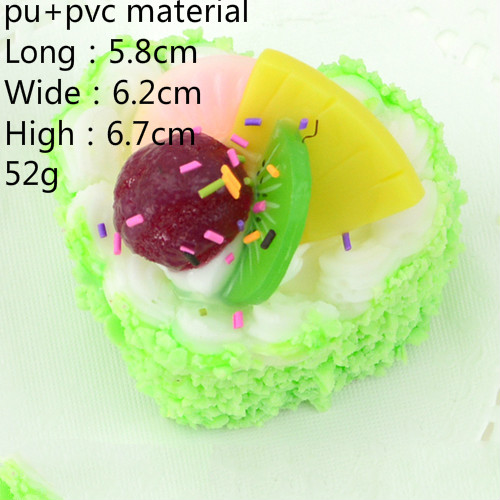 1pc kunstige mad kage snack dessert fest dekoration mini model boligindretning bryllupsfest fotografering rekvisitter gør-det-selv tilbehør: Xin mihoutao lv