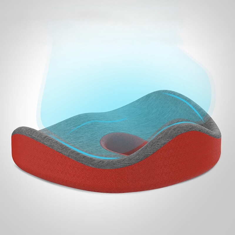 Stoel Kussen Comfort Memory Foam Seat Orthopedisch Kussen Voor Onderrug Stuitje En Ischias Pijn