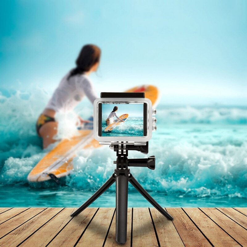 Udvideligt multifunktionelt foldbart håndholdt kameraholder holder monopod mini aftageligt stativ til gopro kameraer videokameraer