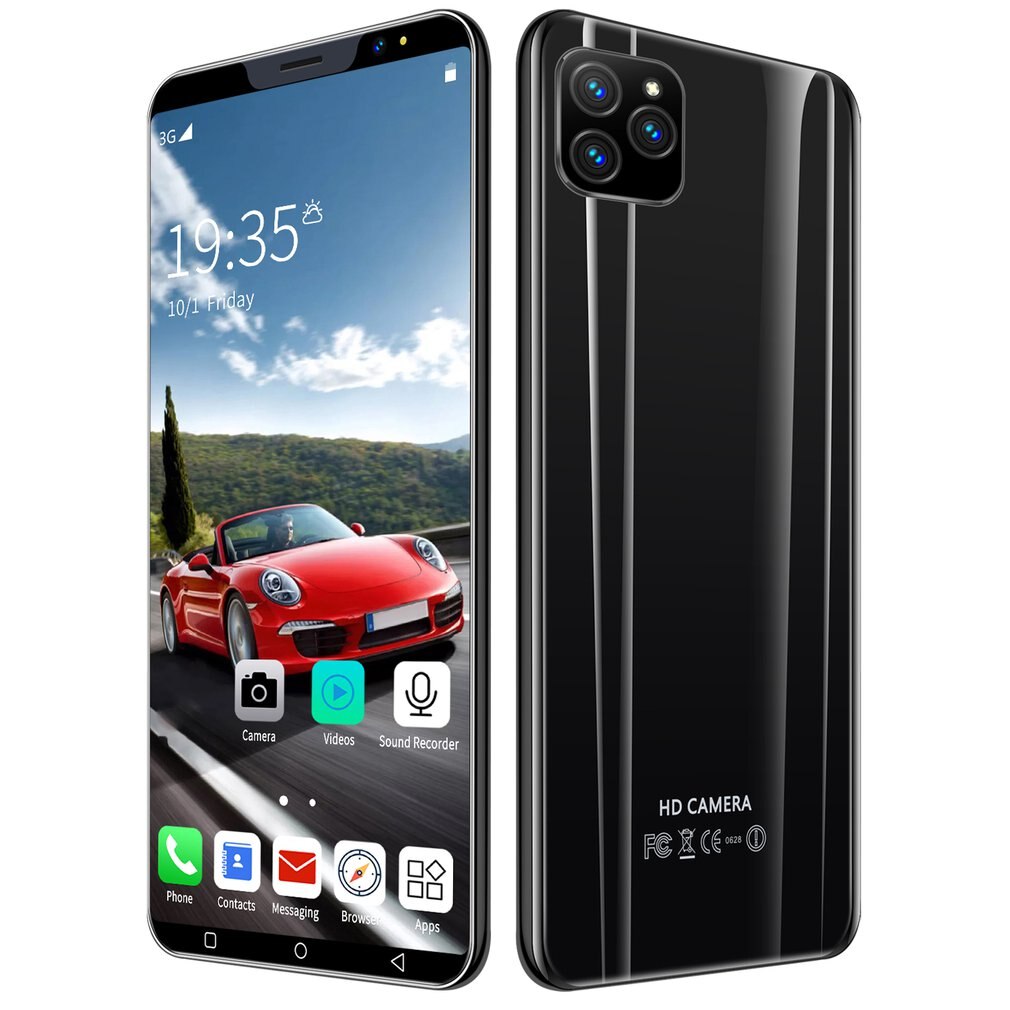 5.0 pollici grande schermo Android Smartphone Dual Card Dual Standby telefono Wifi GPS 512Mb 4Gb Smartphone Android EU/US/AU/UK: black / Euro