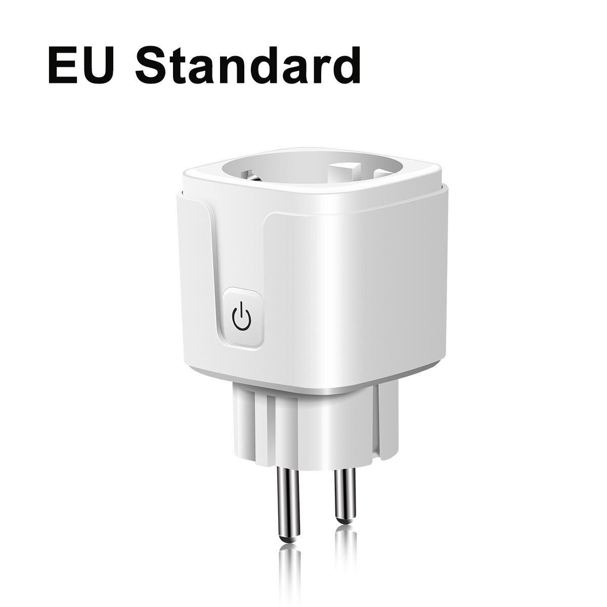 Smart home wifi-uttag trådlös kontakt apple homekit wifi fjärrkontroll smart switch för hem elektronisk kontroll eu / us-kontakt: 2 st