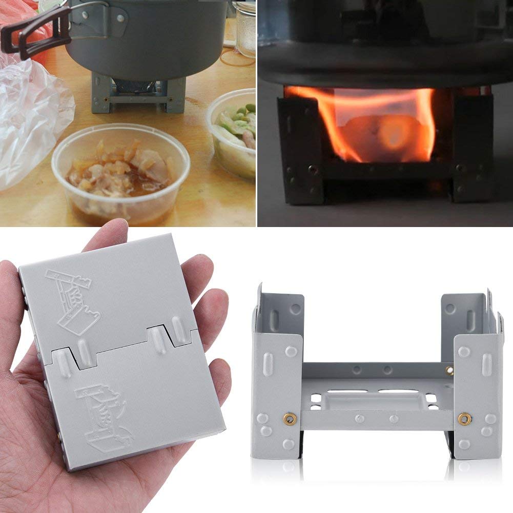 Alcohol Stove Esbit Cooker Folding Bags Alcohol Burner Storage Oven for Outdoor Camping Hiking with Picnic