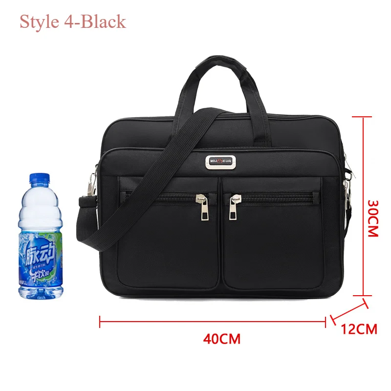 High-capacity Briefcase Business Document Information Storage Bags Weekend Travel Laptop Protection Organize Handbag Accessories: Clear