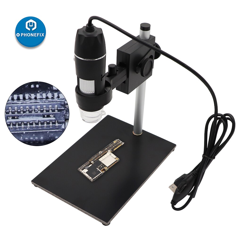 USB Digital Mikroskop 1000X 8 LED Elektronische Mikroskop Endoskop Zoom Kamera Lupe Einstellbare Lift Stand Werkzeug