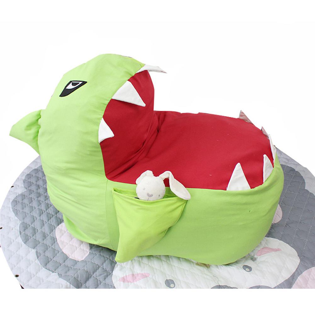 TWISTER. CK Cartoon Shark Vorm Zitzak voor Kinderen Speelgoed Kleding Opslag Haai Kinderen Knuffel Opbergtas Lui Couch Stoel