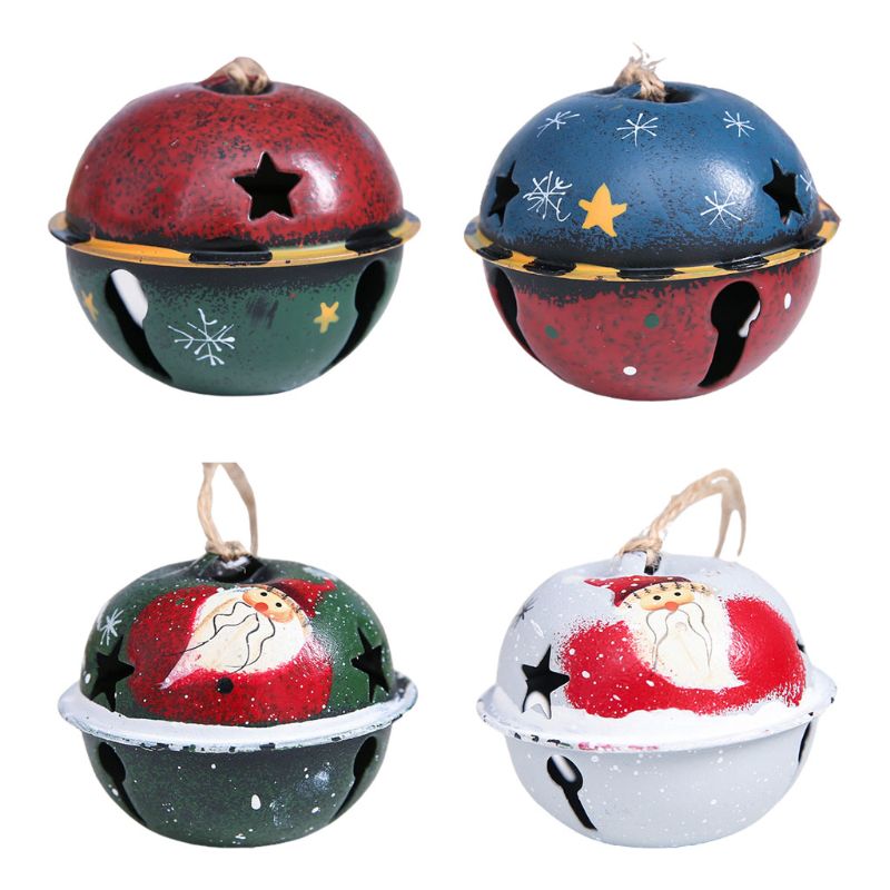 1 pieza de cascabeles navideños Jingle Bells árbol de Navidad decoración colgantes artesanales 667A